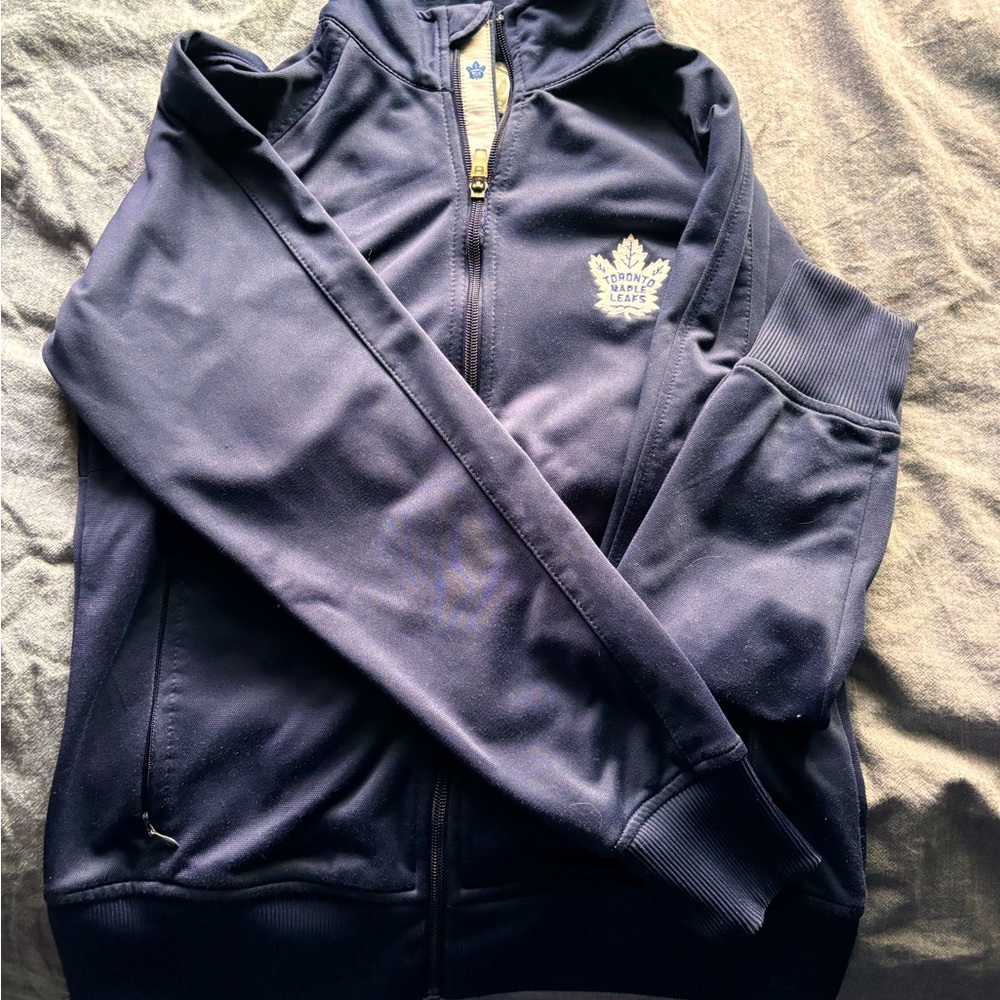 Toronto Maple Leafs - zip up track/warmup jacket